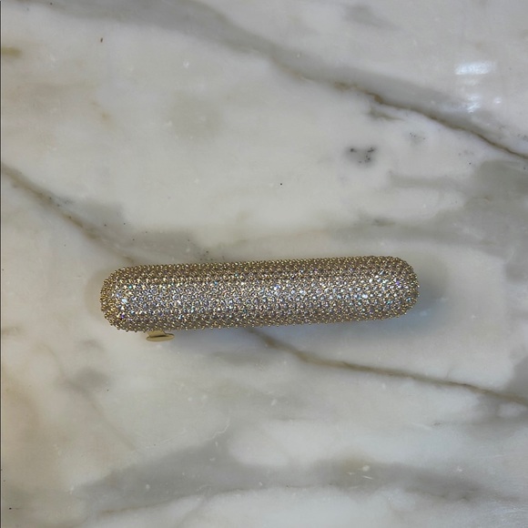 T3 X LELET NY CRYSTAL PAVE BAR BARRETTE - Picture 3 of 6